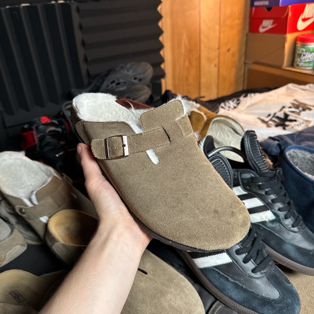 Birkenstocks Clogs Bostons Fur lined 43
